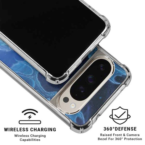 Ed Beard Jr. Winter Spirit Dragon by Ed Beard Jr Pixel 9/9 Pro Clear Case